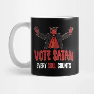 Vote Satan - For the dark side Mug